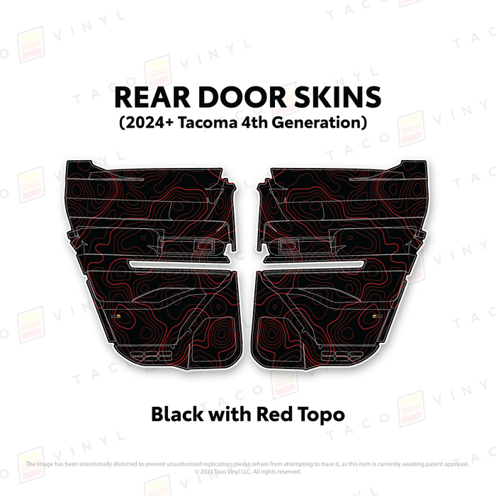 2024+ Tacoma Door Skins