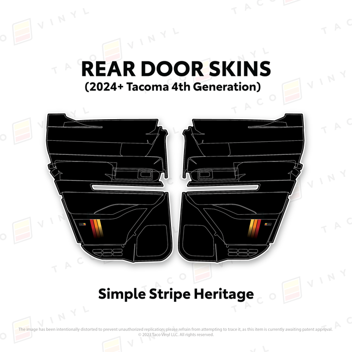 2024+ Tacoma Door Skins