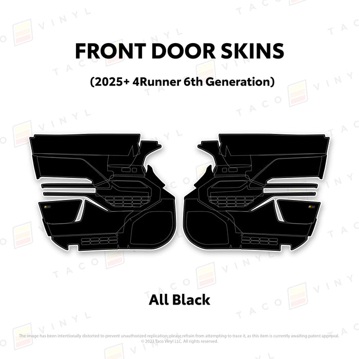 2025+ 4Runner Door Skins