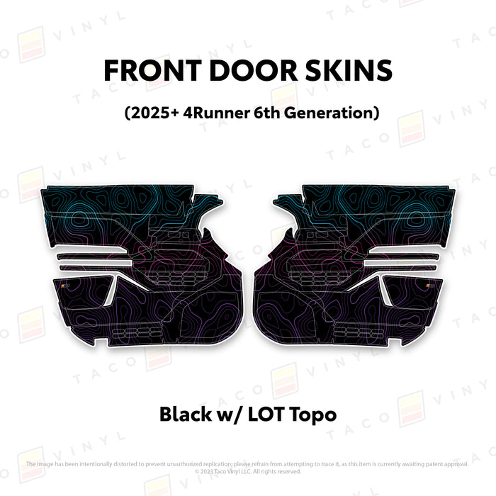 2025+ 4Runner Door Skins