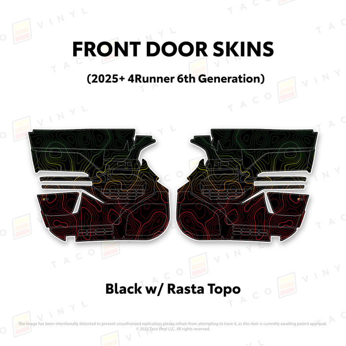 2025+ 4Runner Door Skins