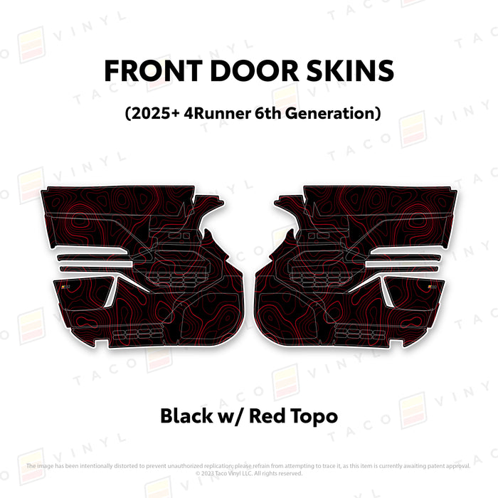 2025+ 4Runner Door Skins