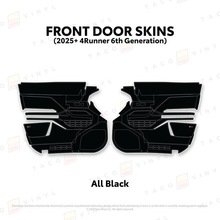 2025+ 4Runner Door Skins