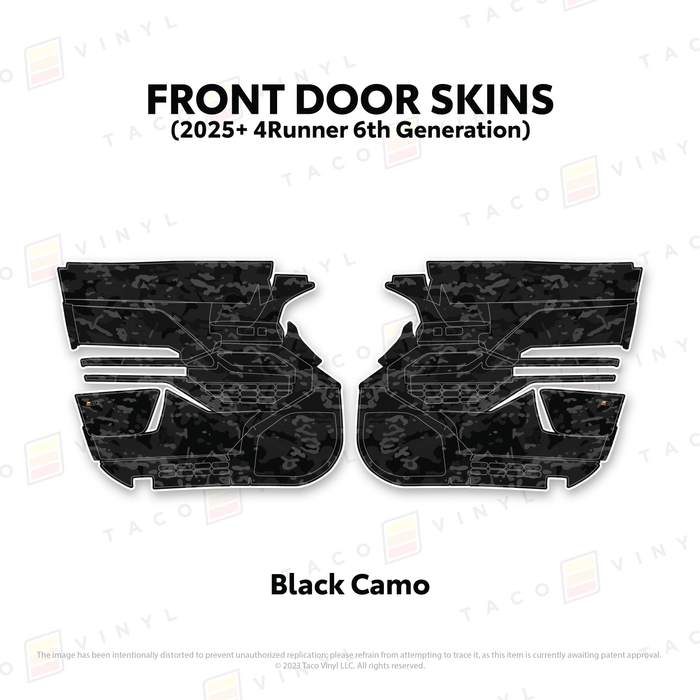 2025+ 4Runner Door Skins