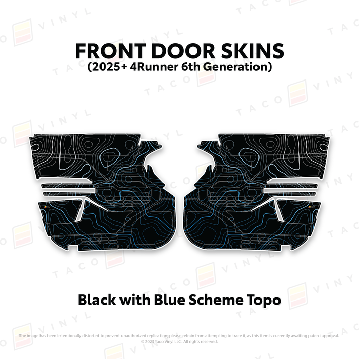 2025+ 4Runner Door Skins