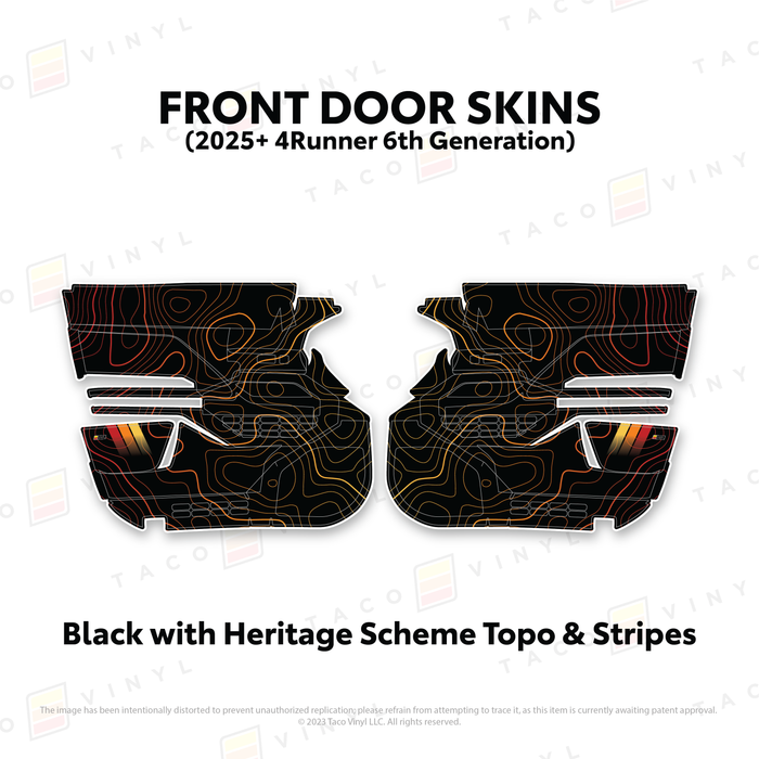 2025+ 4Runner Door Skins