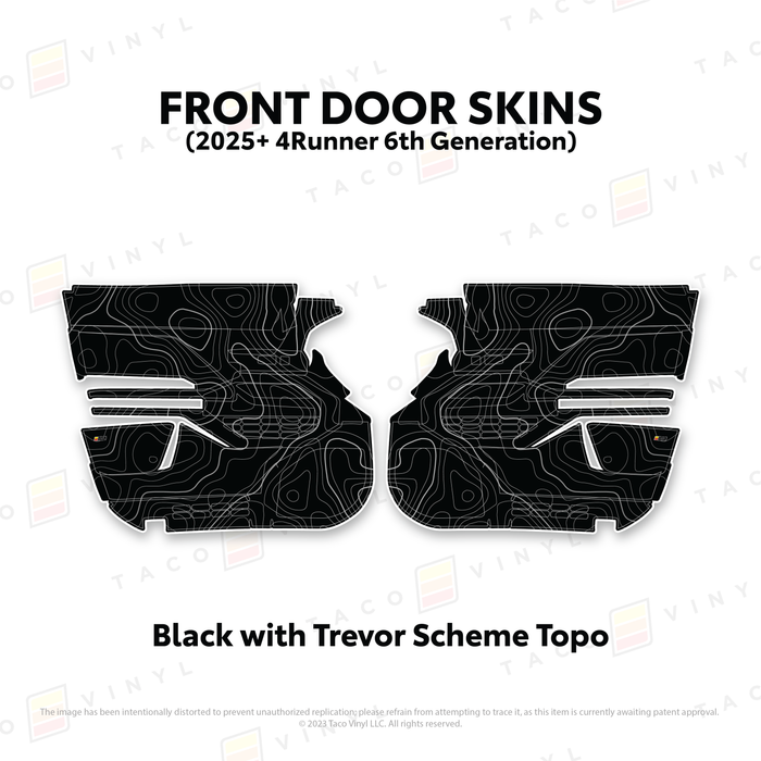 2025+ 4Runner Door Skins