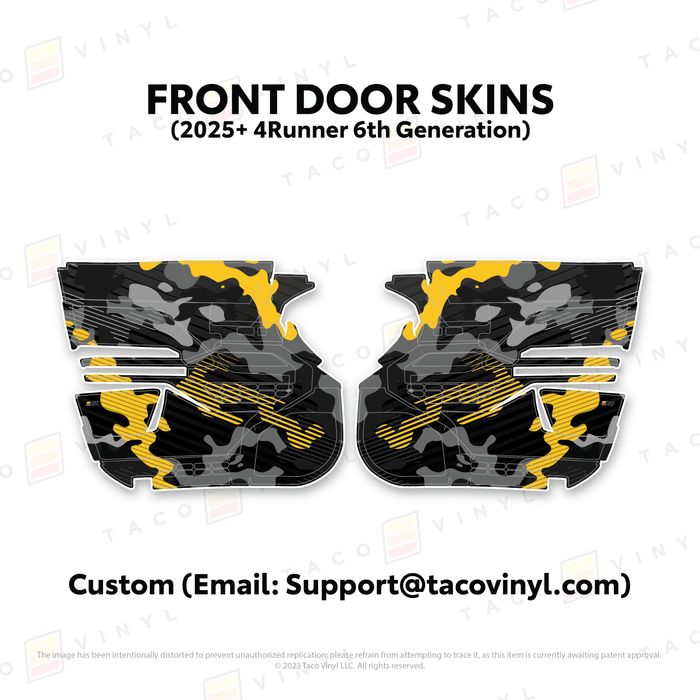 2025+ 4Runner Door Skins