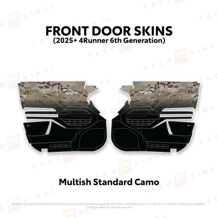 2025+ 4Runner Door Skins