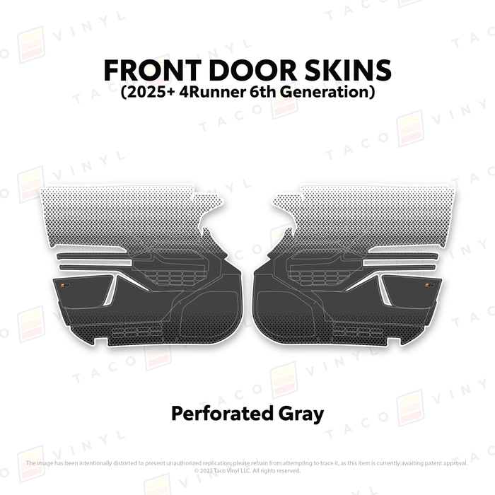 2025+ 4Runner Door Skins