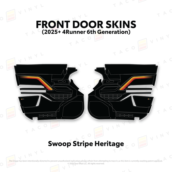 2025+ 4Runner Door Skins