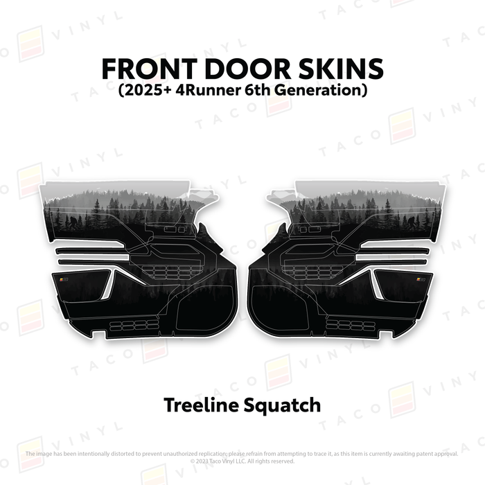 2025+ 4Runner Door Skins