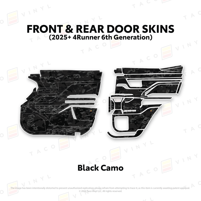 2025+ 4Runner Door Skins