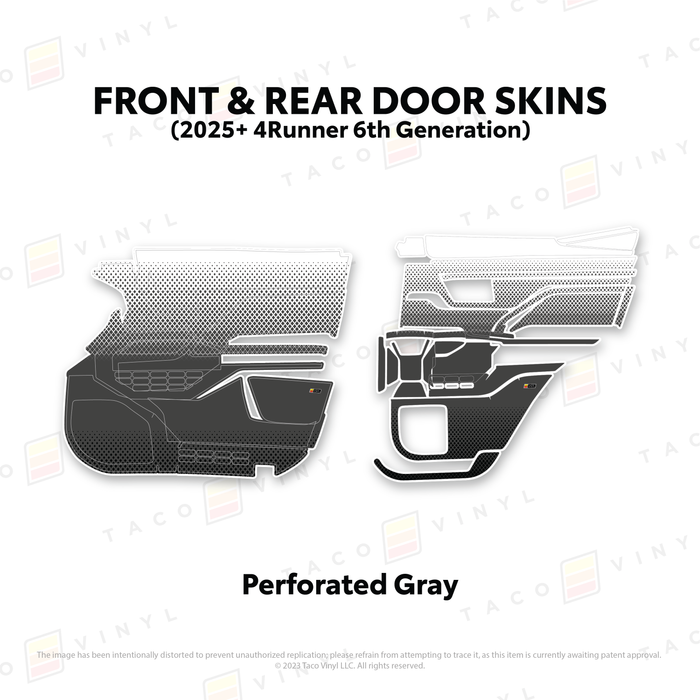 2025+ 4Runner Door Skins