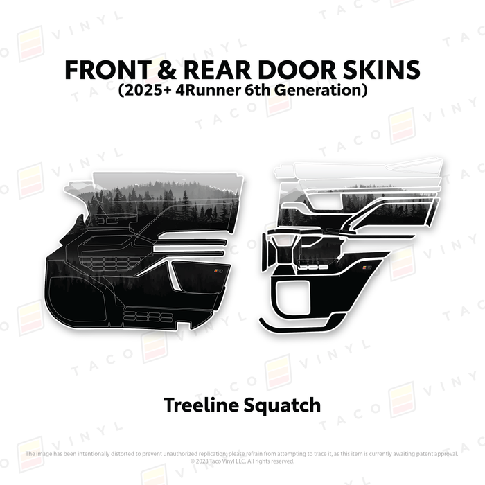 2025+ 4Runner Door Skins