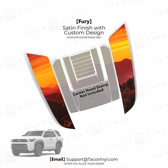 2025+ 4Runner Fury Hood Stamp (Fangs Only)