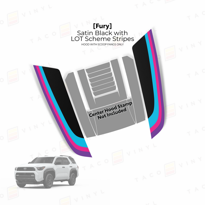 2025+ 4Runner Fury Hood Stamp (Fangs Only)