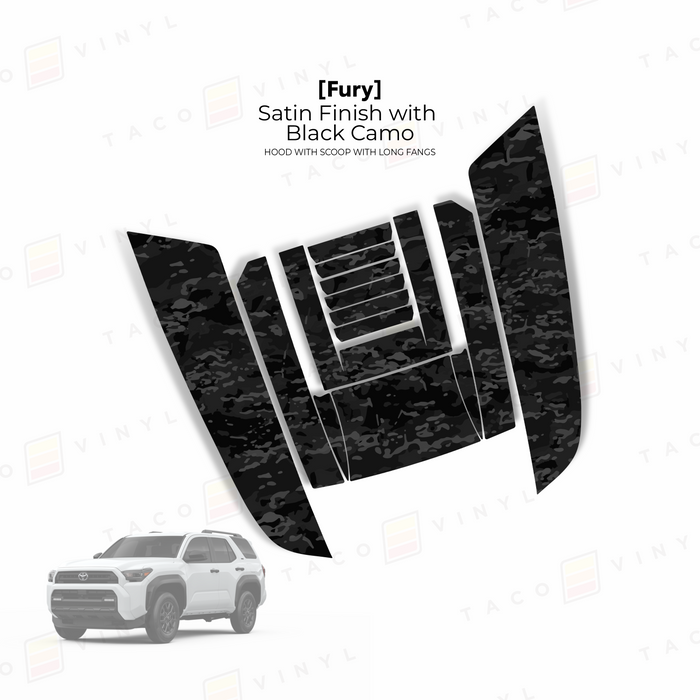 2025+ 4Runner Fury Hood Scoop Stamp (W/ Long Fangs)