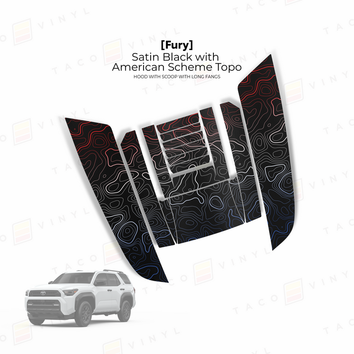 2025+ 4Runner Fury Hood Scoop Stamp (W/ Long Fangs)