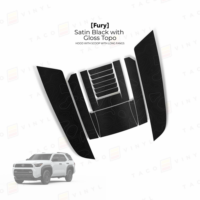 2025+ 4Runner Fury Hood Scoop Stamp (W/ Long Fangs)