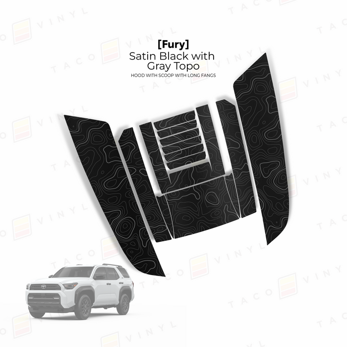 2025+ 4Runner Fury Hood Scoop Stamp (W/ Long Fangs)