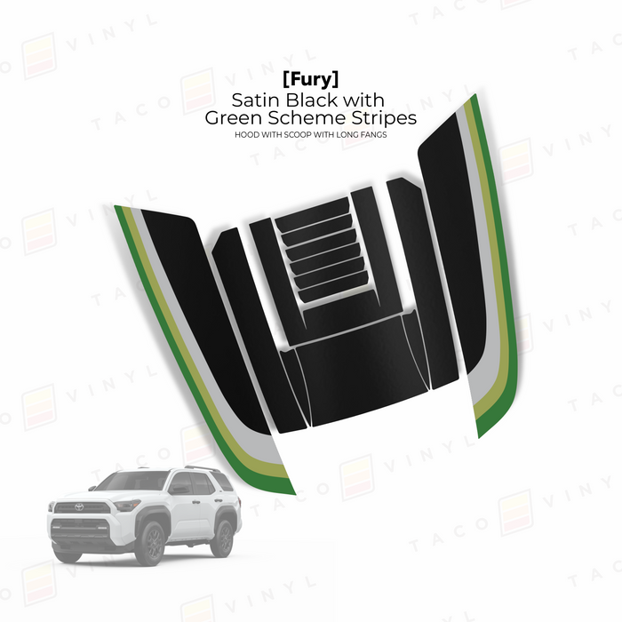 2025+ 4Runner Fury Hood Scoop Stamp (W/ Long Fangs)