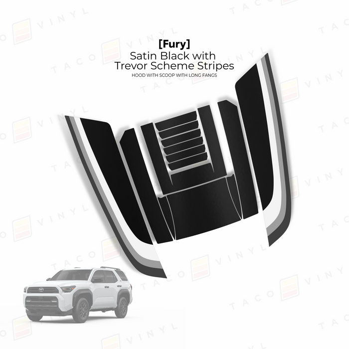 2025+ 4Runner Fury Hood Scoop Stamp (W/ Long Fangs)