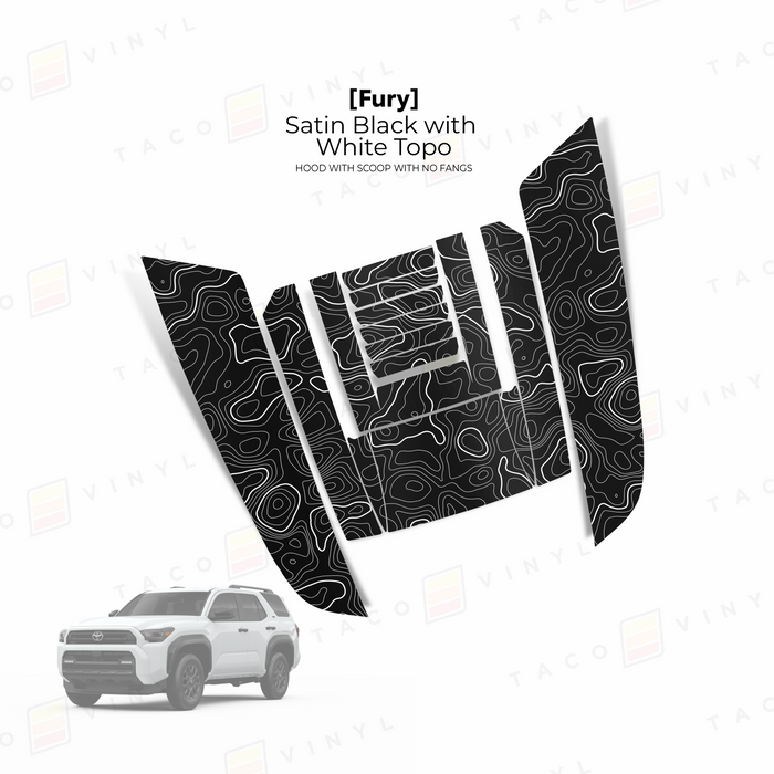 2025+ 4Runner Fury Hood Scoop Stamp (W/ Long Fangs)