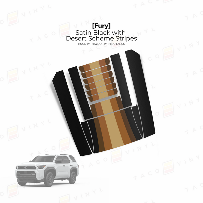2025+ 4Runner Fury Hood Scoop Stamp (W/ No Fangs)