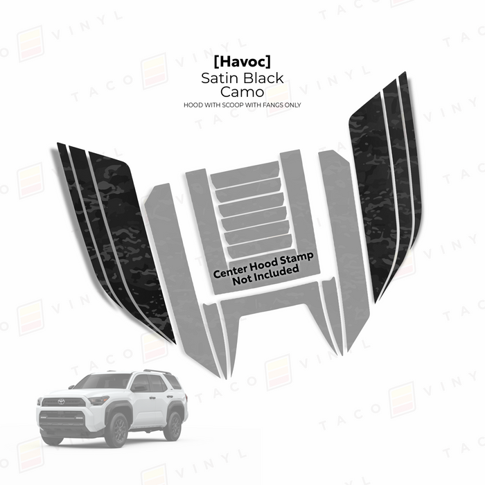 2025+ 4Runner Havoc Hood Scoop Stamp (W/ Fangs only)