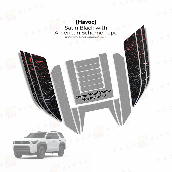 2025+ 4Runner Havoc Hood Scoop Stamp (W/ Fangs only)