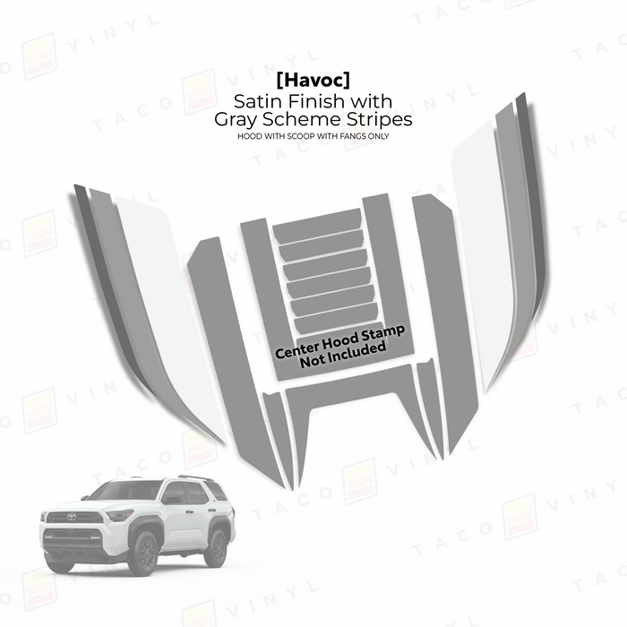 2025+ 4Runner Havoc Hood Scoop Stamp (W/ Fangs only)
