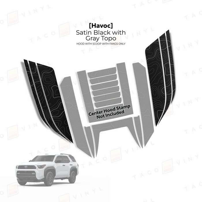 2025+ 4Runner Havoc Hood Scoop Stamp (W/ Fangs only)
