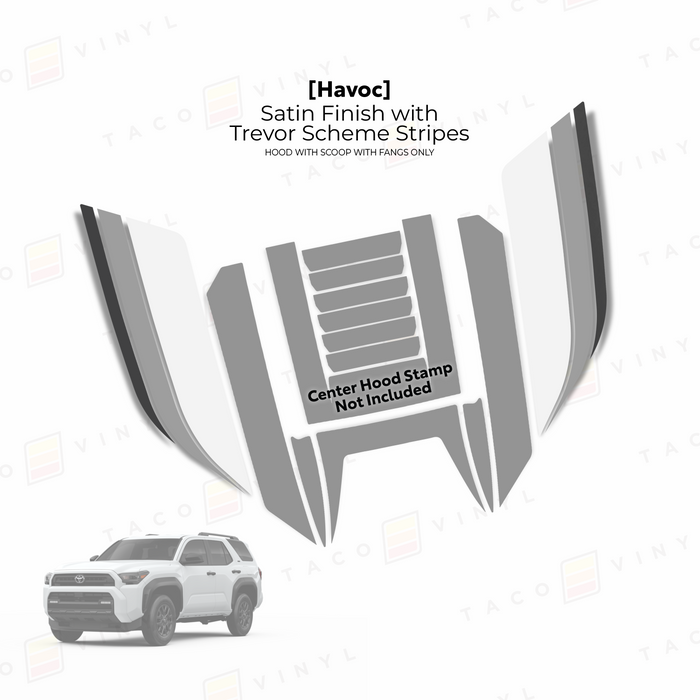 2025+ 4Runner Havoc Hood Scoop Stamp (W/ Fangs only)