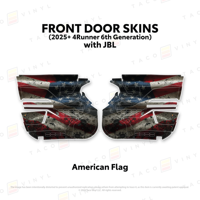 2025+ 4Runner Door Skins