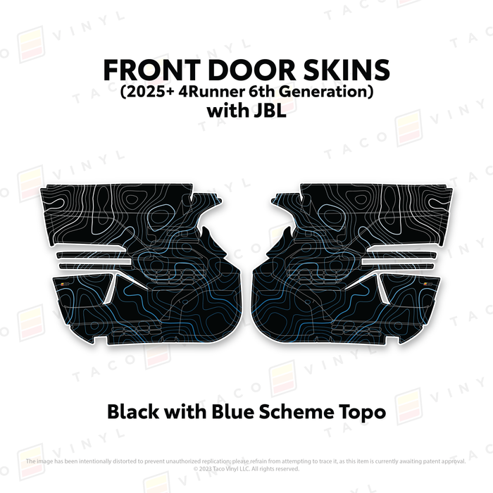 2025+ 4Runner Door Skins