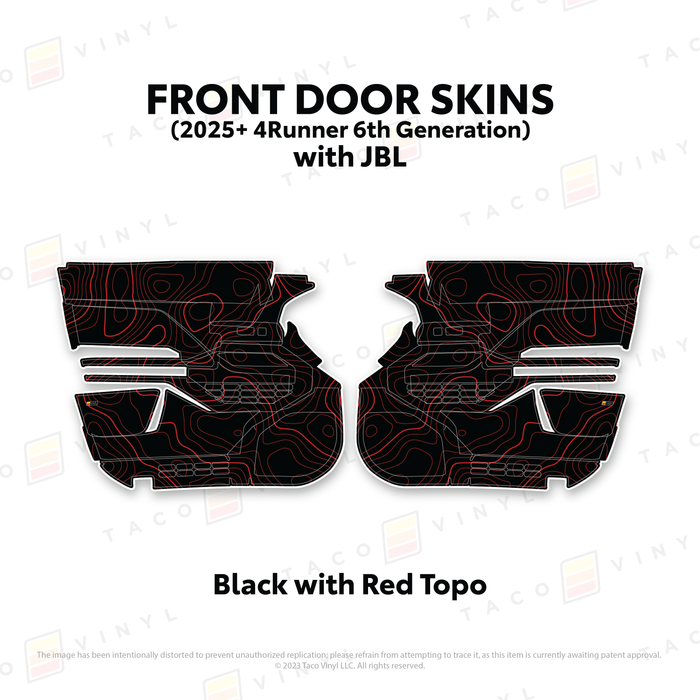 2025+ 4Runner Door Skins