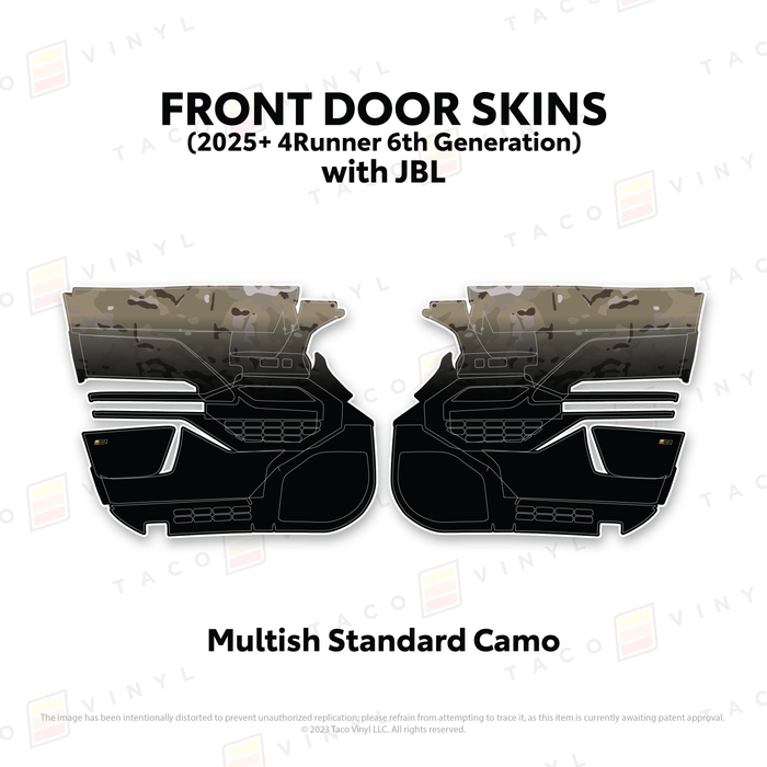 2025+ 4Runner Door Skins
