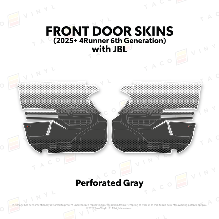 2025+ 4Runner Door Skins