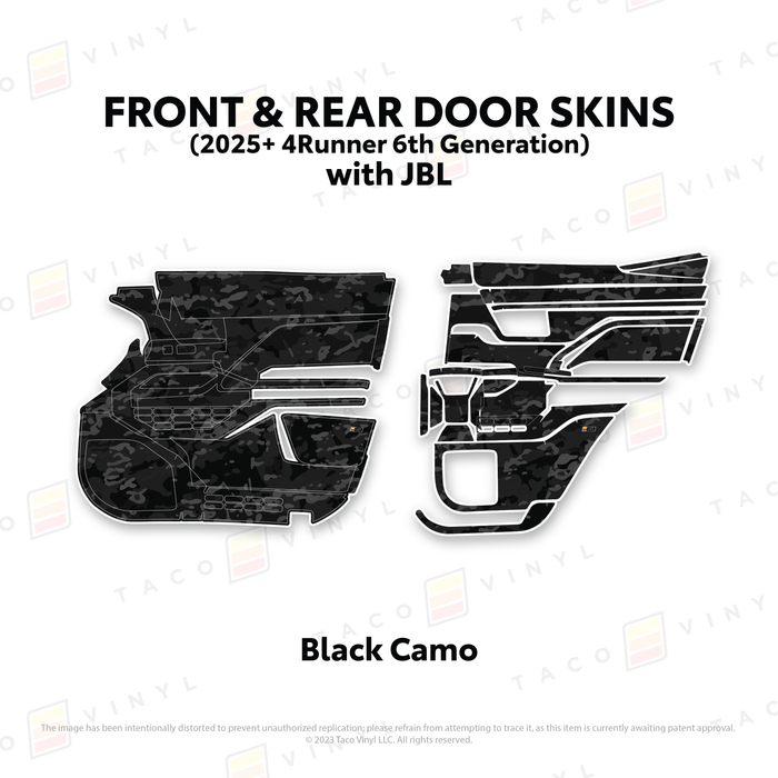 2025+ 4Runner Door Skins