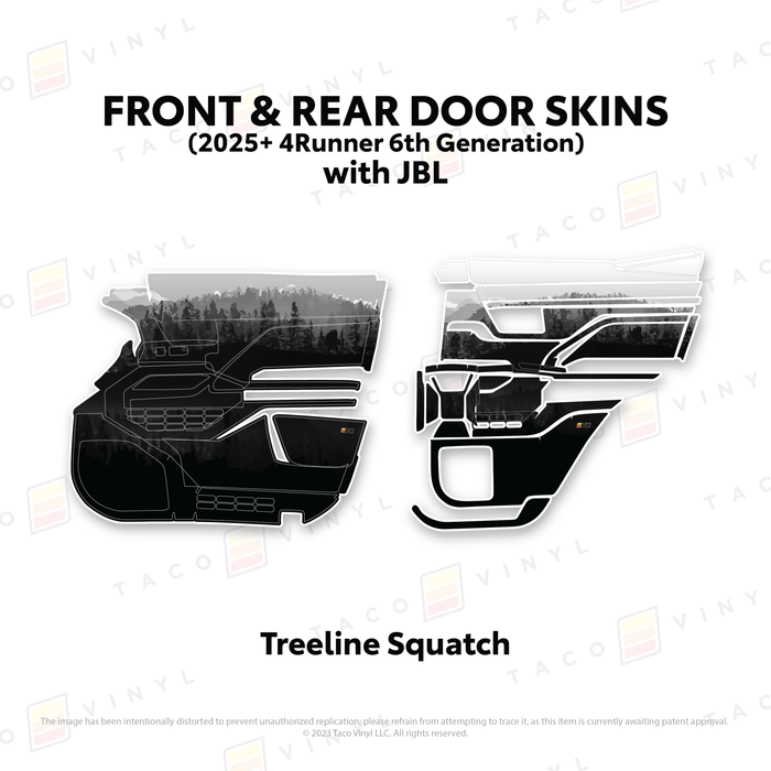 2025+ 4Runner Door Skins