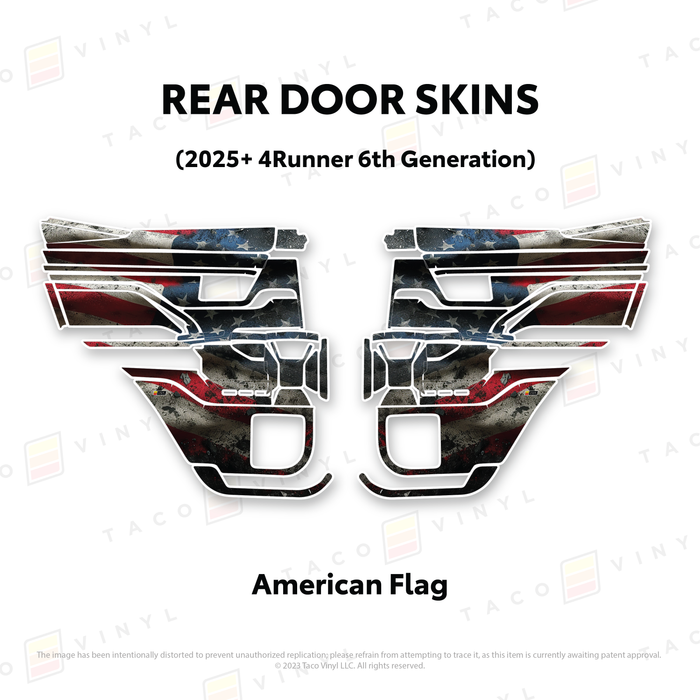 2025+ 4Runner Door Skins