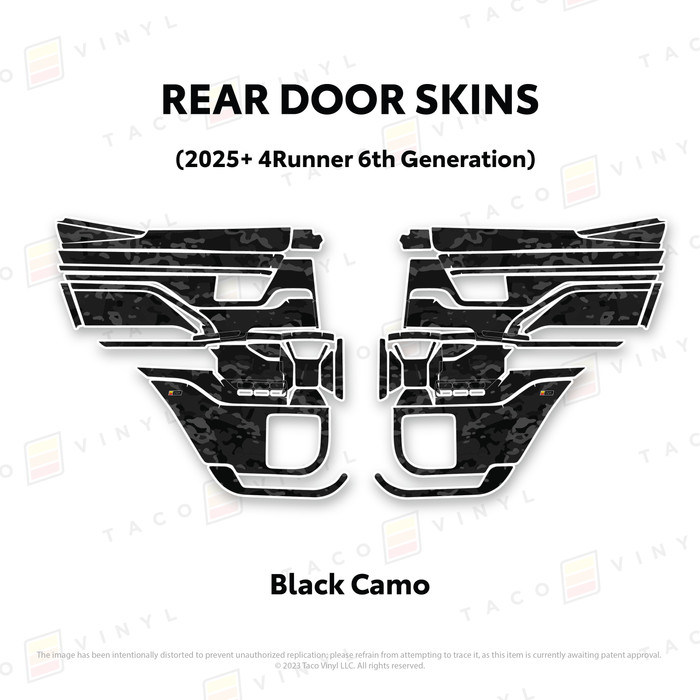 2025+ 4Runner Door Skins