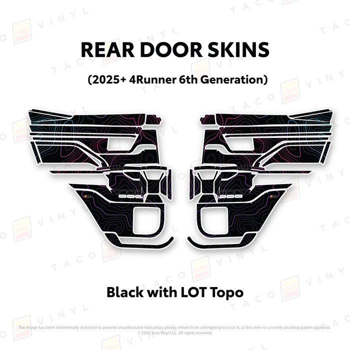 2025+ 4Runner Door Skins
