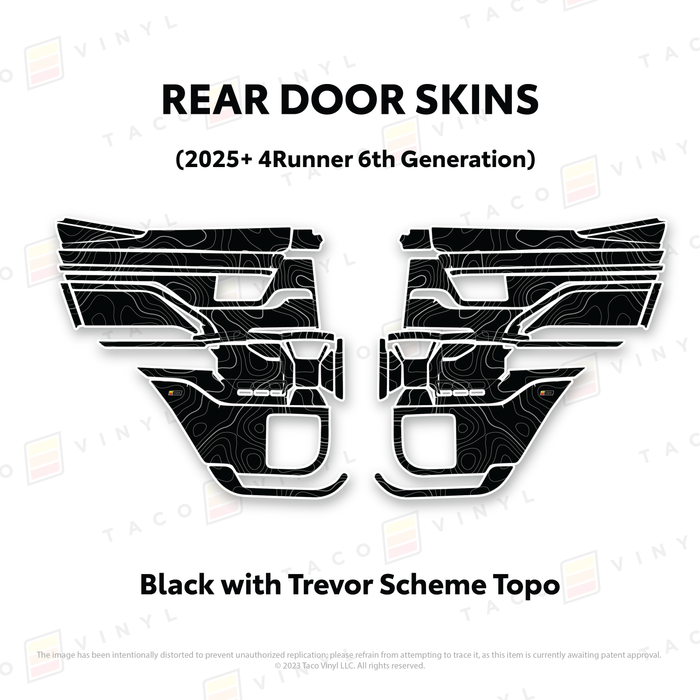 2025+ 4Runner Door Skins