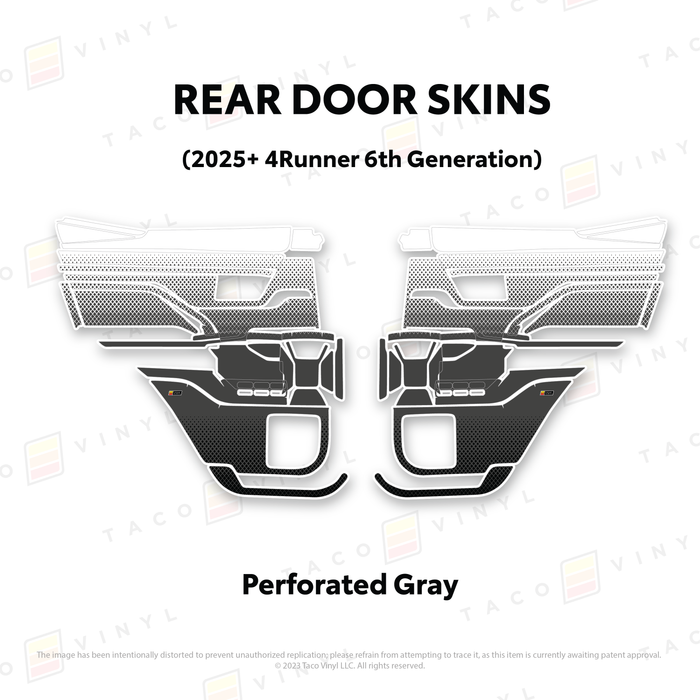 2025+ 4Runner Door Skins