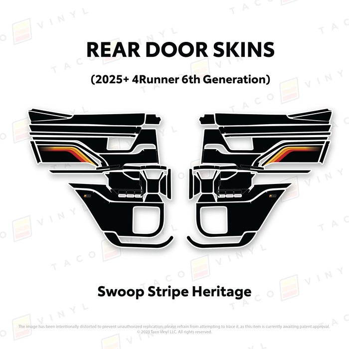 2025+ 4Runner Door Skins