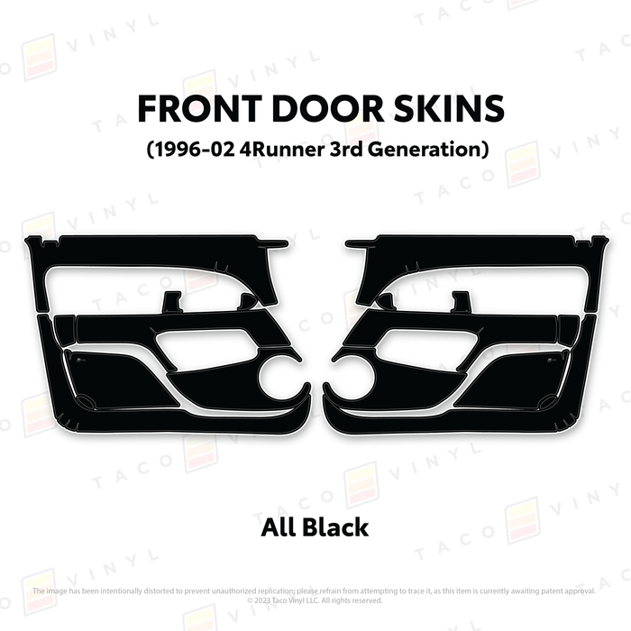 1996-2002 4Runner Door Skins