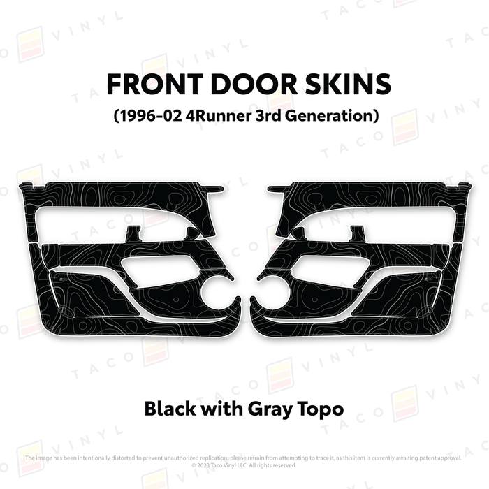 1996-2002 4Runner Door Skins