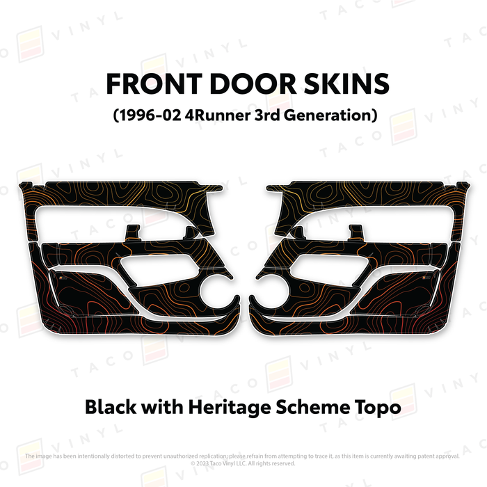 1996-2002 4Runner Door Skins
